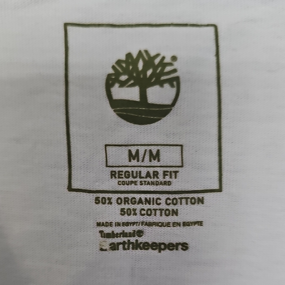 Timberland Earthkeepers Faded Logo Short Sleeve Graphic Tee, Medium - Picture 3 of 4
